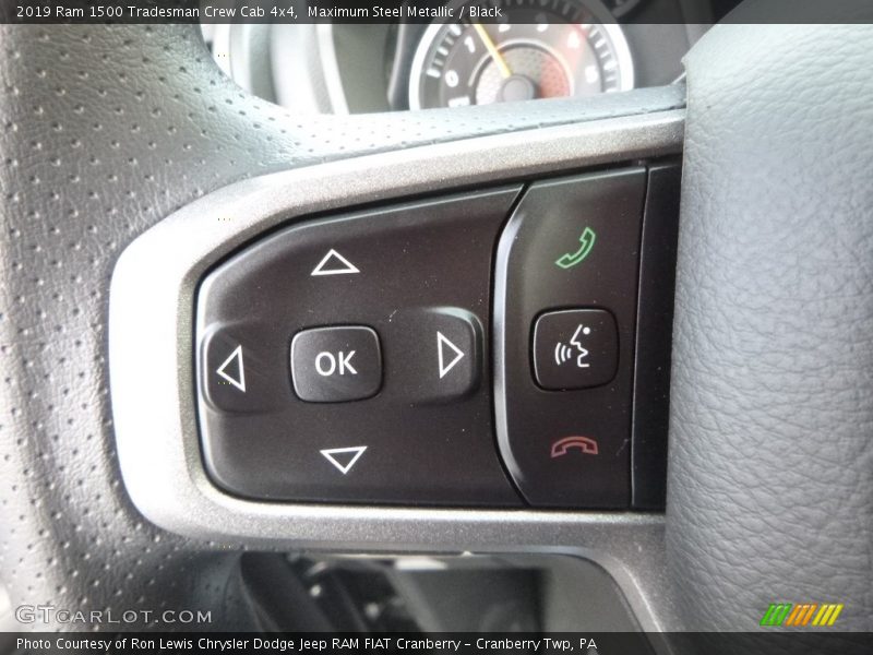 Maximum Steel Metallic / Black 2019 Ram 1500 Tradesman Crew Cab 4x4