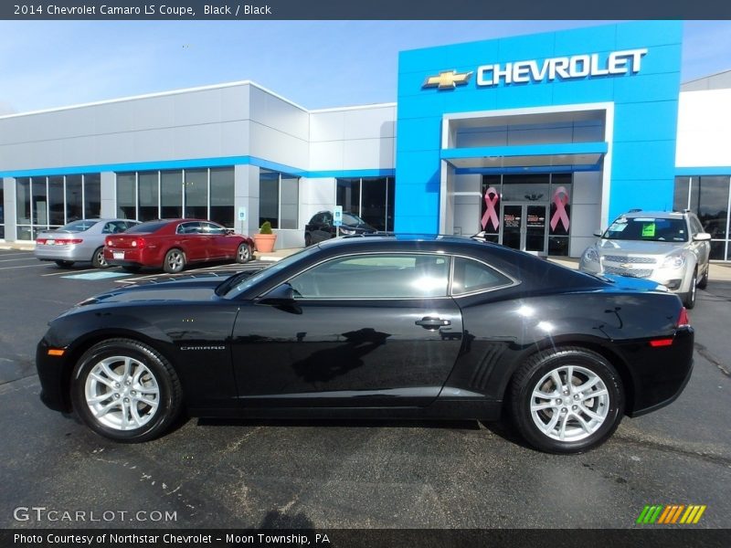 Black / Black 2014 Chevrolet Camaro LS Coupe