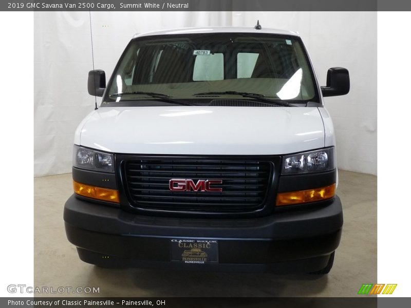 Summit White / Neutral 2019 GMC Savana Van 2500 Cargo