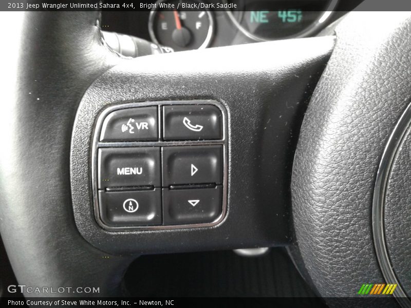 Bright White / Black/Dark Saddle 2013 Jeep Wrangler Unlimited Sahara 4x4