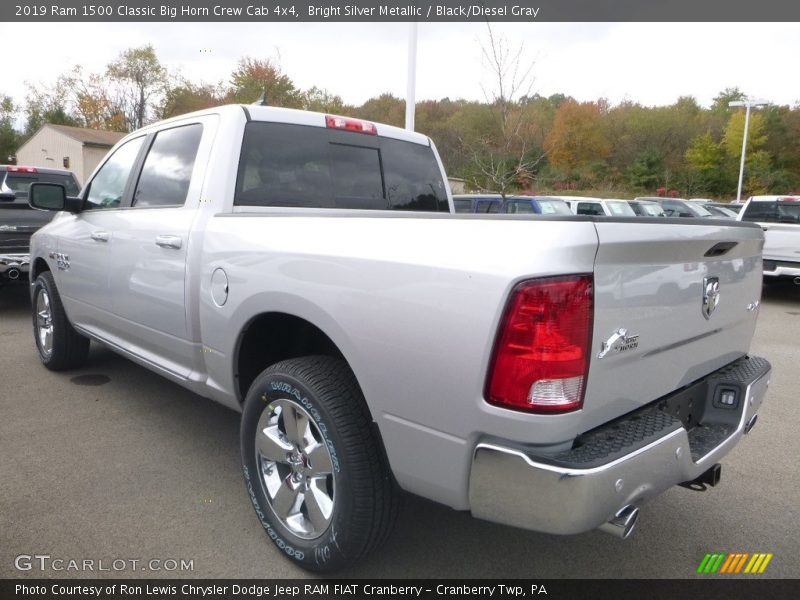 Bright Silver Metallic / Black/Diesel Gray 2019 Ram 1500 Classic Big Horn Crew Cab 4x4