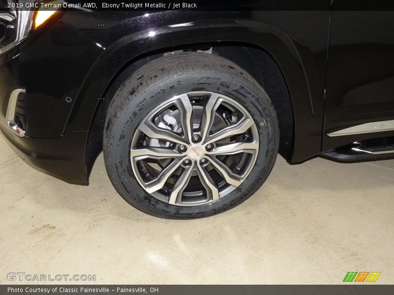 Ebony Twilight Metallic / Jet Black 2019 GMC Terrain Denali AWD