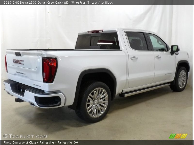 White Frost Tricoat / Jet Black 2019 GMC Sierra 1500 Denali Crew Cab 4WD