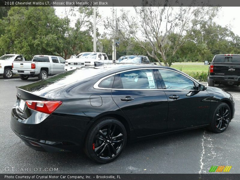 Mosaic Black Metallic / Jet Black 2018 Chevrolet Malibu LT