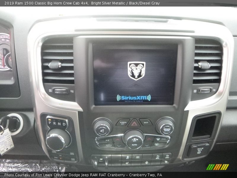 Bright Silver Metallic / Black/Diesel Gray 2019 Ram 1500 Classic Big Horn Crew Cab 4x4