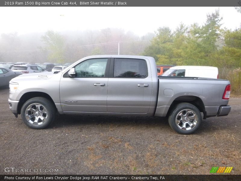 Billett Silver Metallic / Black 2019 Ram 1500 Big Horn Crew Cab 4x4