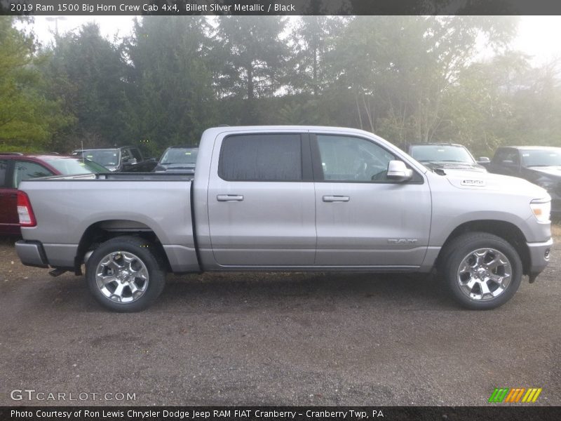 Billett Silver Metallic / Black 2019 Ram 1500 Big Horn Crew Cab 4x4