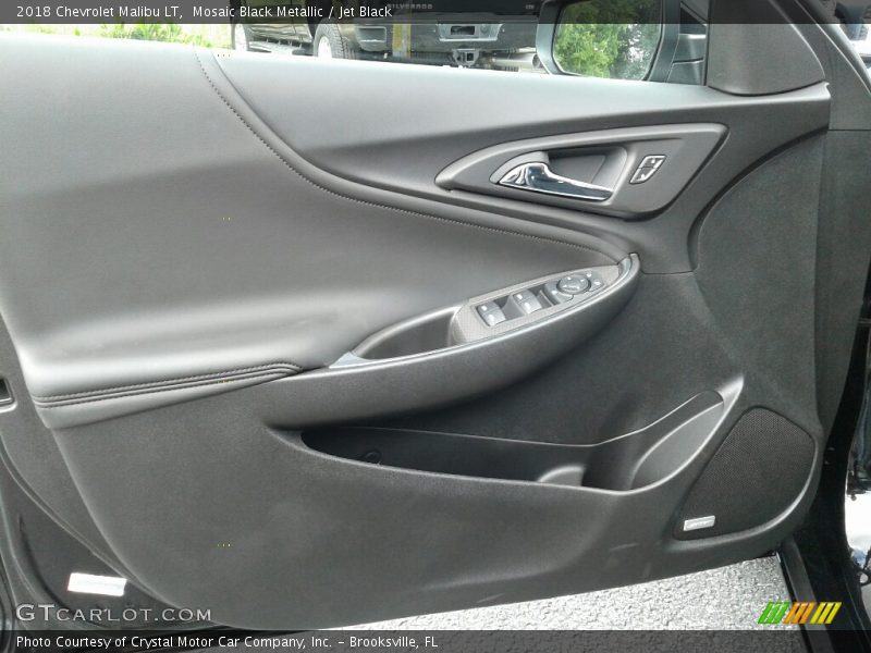 Mosaic Black Metallic / Jet Black 2018 Chevrolet Malibu LT