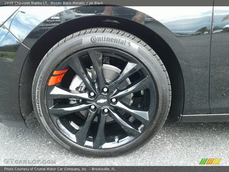 Mosaic Black Metallic / Jet Black 2018 Chevrolet Malibu LT