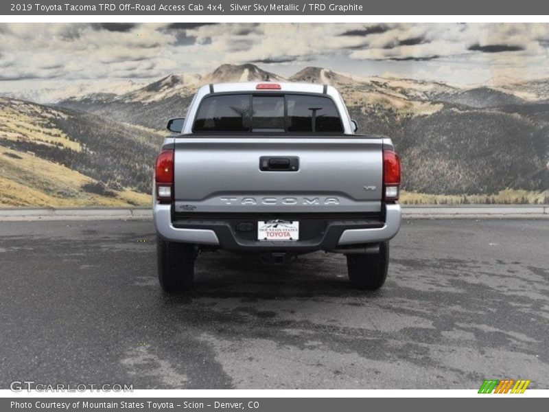 Silver Sky Metallic / TRD Graphite 2019 Toyota Tacoma TRD Off-Road Access Cab 4x4