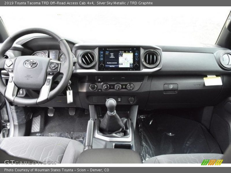 Dashboard of 2019 Tacoma TRD Off-Road Access Cab 4x4
