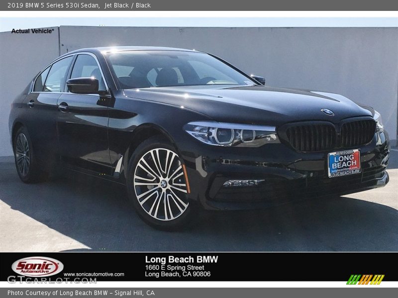 Jet Black / Black 2019 BMW 5 Series 530i Sedan