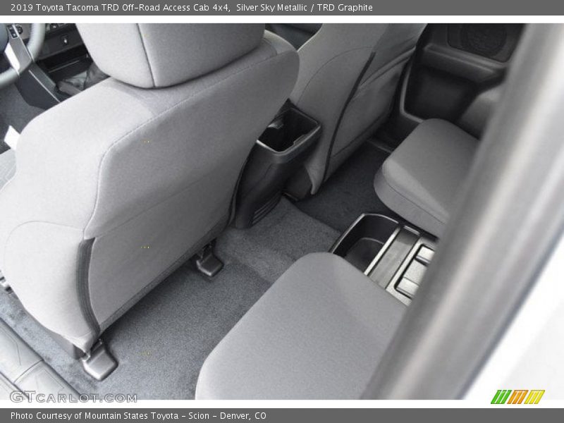 Rear Seat of 2019 Tacoma TRD Off-Road Access Cab 4x4