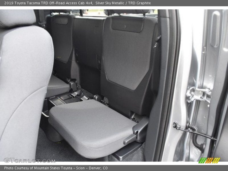 Rear Seat of 2019 Tacoma TRD Off-Road Access Cab 4x4