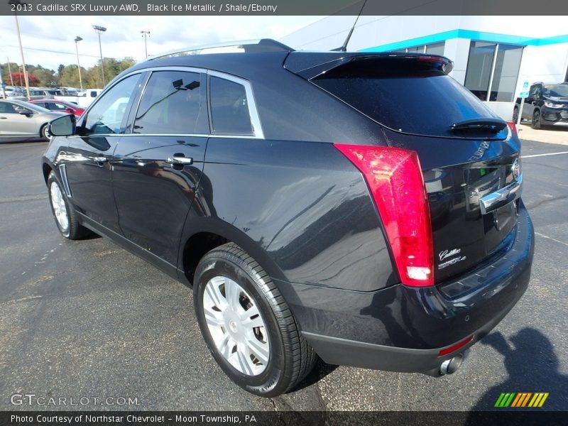 Black Ice Metallic / Shale/Ebony 2013 Cadillac SRX Luxury AWD