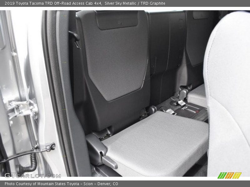 Rear Seat of 2019 Tacoma TRD Off-Road Access Cab 4x4