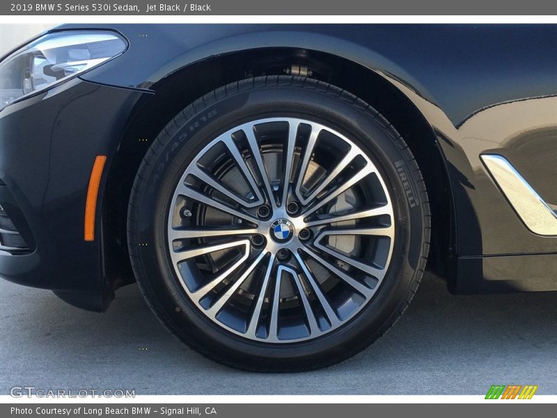 Jet Black / Black 2019 BMW 5 Series 530i Sedan