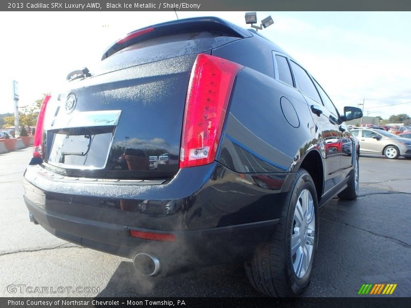 Black Ice Metallic / Shale/Ebony 2013 Cadillac SRX Luxury AWD