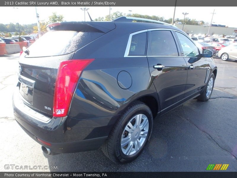 Black Ice Metallic / Shale/Ebony 2013 Cadillac SRX Luxury AWD