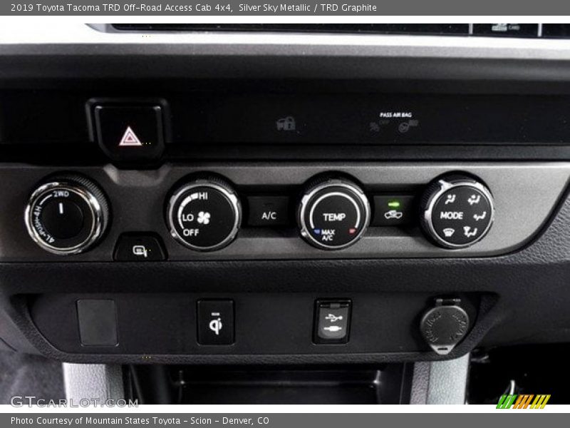 Controls of 2019 Tacoma TRD Off-Road Access Cab 4x4