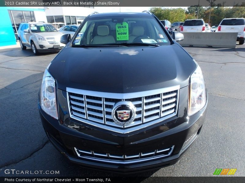 Black Ice Metallic / Shale/Ebony 2013 Cadillac SRX Luxury AWD