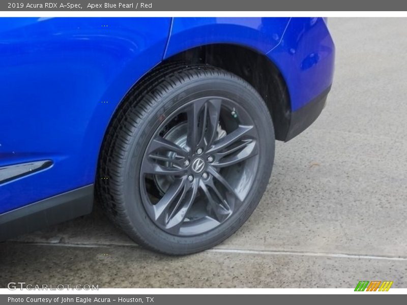 Apex Blue Pearl / Red 2019 Acura RDX A-Spec