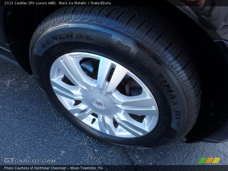 Black Ice Metallic / Shale/Ebony 2013 Cadillac SRX Luxury AWD