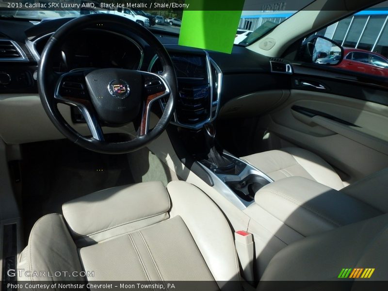 Black Ice Metallic / Shale/Ebony 2013 Cadillac SRX Luxury AWD