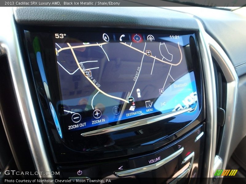 Black Ice Metallic / Shale/Ebony 2013 Cadillac SRX Luxury AWD