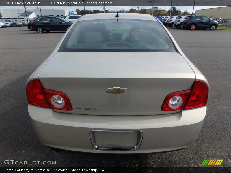 Gold Mist Metallic / Cocoa/Cashmere 2011 Chevrolet Malibu LT