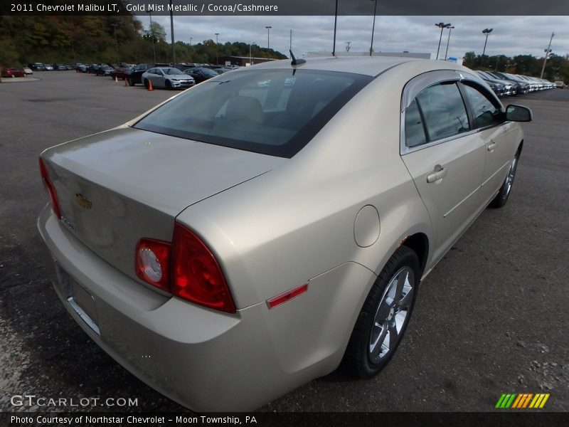 Gold Mist Metallic / Cocoa/Cashmere 2011 Chevrolet Malibu LT