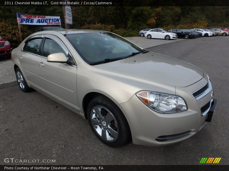 Gold Mist Metallic / Cocoa/Cashmere 2011 Chevrolet Malibu LT