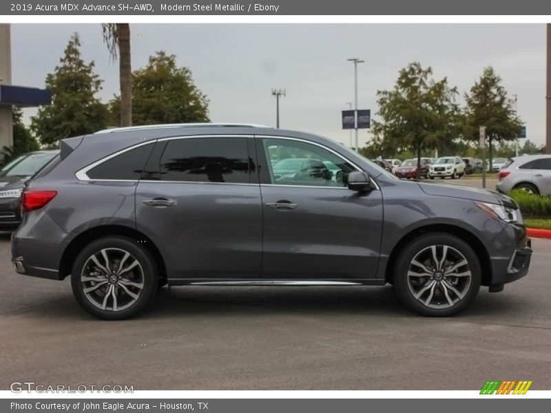 Modern Steel Metallic / Ebony 2019 Acura MDX Advance SH-AWD