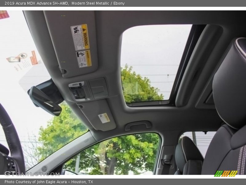 Modern Steel Metallic / Ebony 2019 Acura MDX Advance SH-AWD