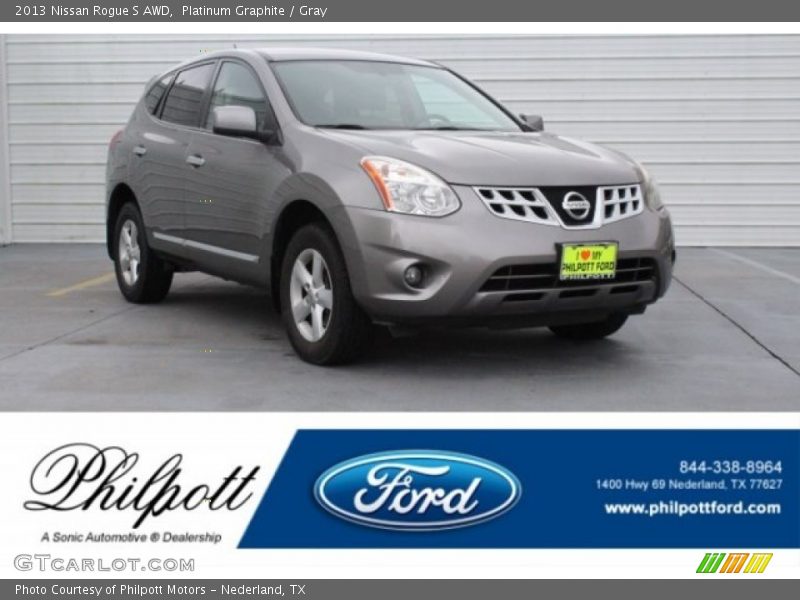 Platinum Graphite / Gray 2013 Nissan Rogue S AWD
