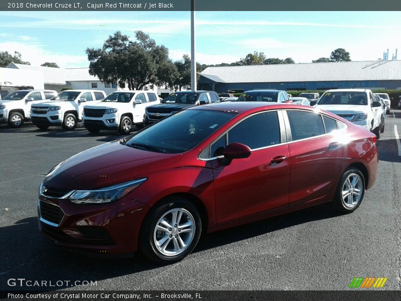 Cajun Red Tintcoat / Jet Black 2018 Chevrolet Cruze LT