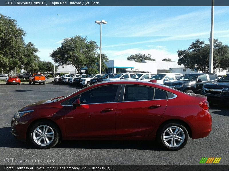 Cajun Red Tintcoat / Jet Black 2018 Chevrolet Cruze LT