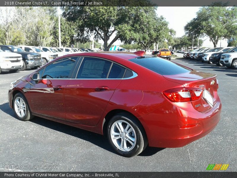 Cajun Red Tintcoat / Jet Black 2018 Chevrolet Cruze LT