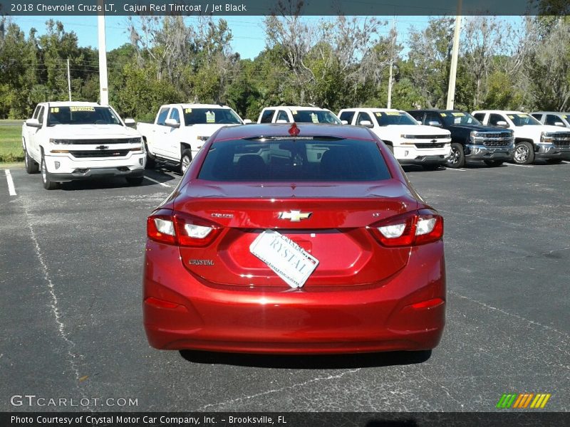 Cajun Red Tintcoat / Jet Black 2018 Chevrolet Cruze LT