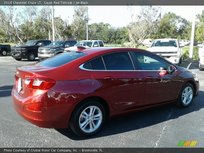 Cajun Red Tintcoat / Jet Black 2018 Chevrolet Cruze LT