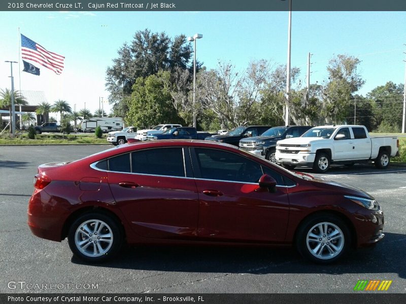 Cajun Red Tintcoat / Jet Black 2018 Chevrolet Cruze LT
