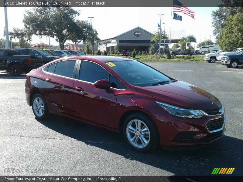 Cajun Red Tintcoat / Jet Black 2018 Chevrolet Cruze LT