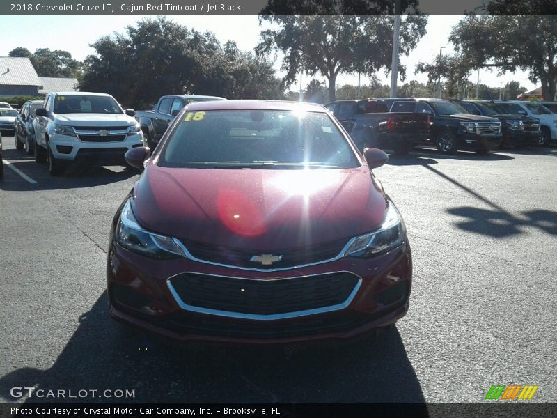 Cajun Red Tintcoat / Jet Black 2018 Chevrolet Cruze LT