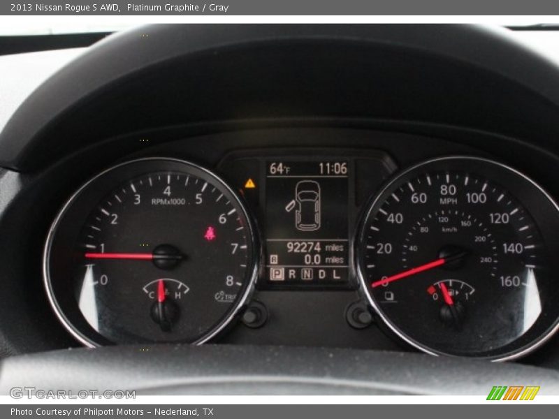Platinum Graphite / Gray 2013 Nissan Rogue S AWD