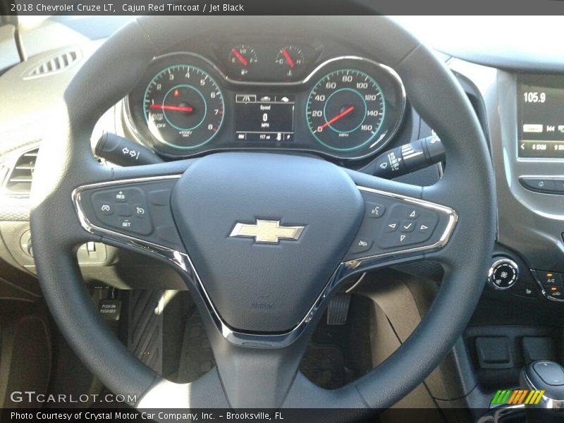 Cajun Red Tintcoat / Jet Black 2018 Chevrolet Cruze LT