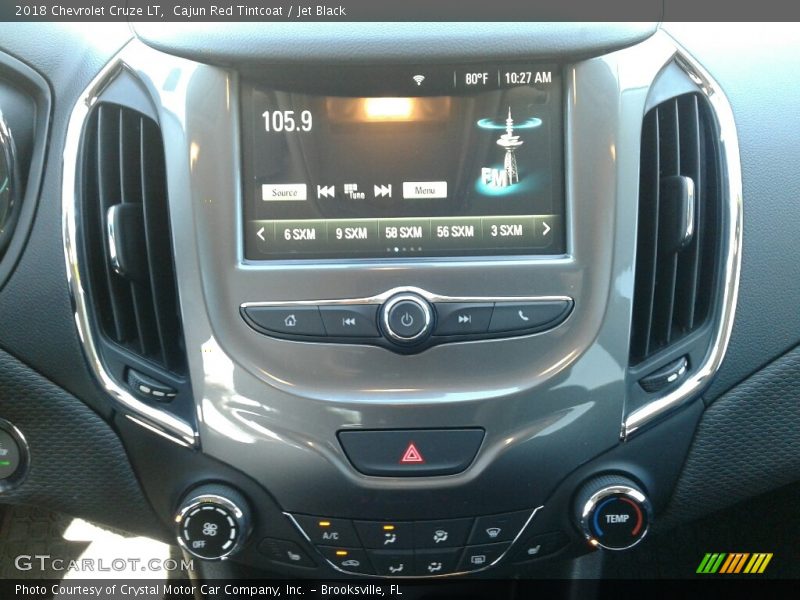 Cajun Red Tintcoat / Jet Black 2018 Chevrolet Cruze LT