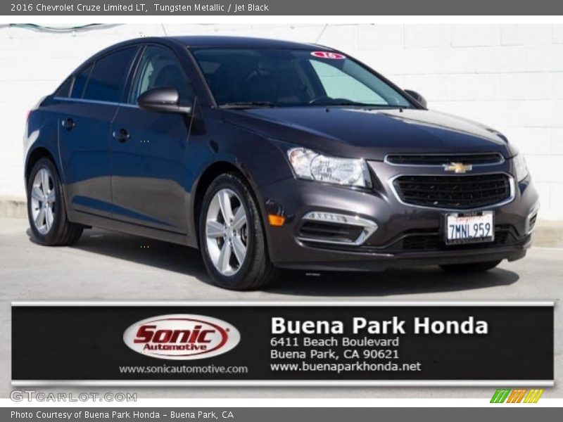 Tungsten Metallic / Jet Black 2016 Chevrolet Cruze Limited LT