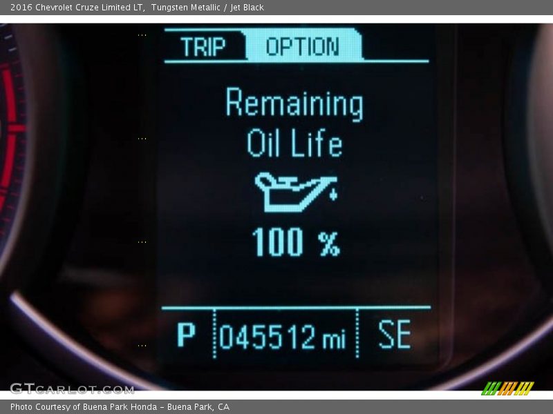 Tungsten Metallic / Jet Black 2016 Chevrolet Cruze Limited LT