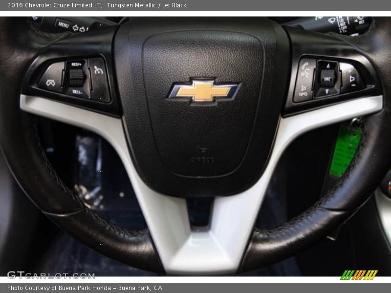 Tungsten Metallic / Jet Black 2016 Chevrolet Cruze Limited LT