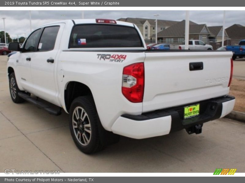 Super White / Graphite 2019 Toyota Tundra SR5 CrewMax 4x4